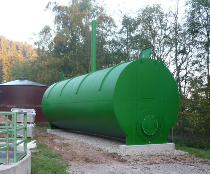 Niederdruckgasspeicher stehend zylindrisch: Kläranlage Glatten – Eisenbau Heilbronn