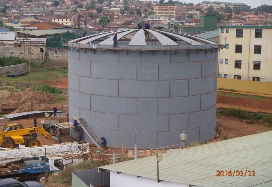 Sewage plant Nakivubo Kampala