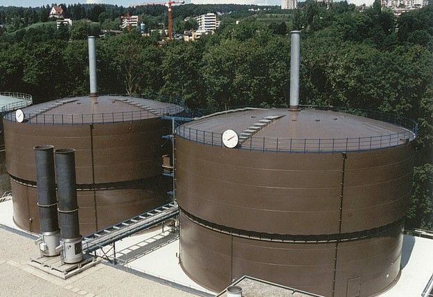 Sewage plant Zürich Werdhölzli