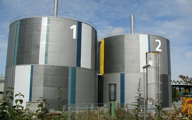 Main sewage plant Stuttgart Mühlhausen